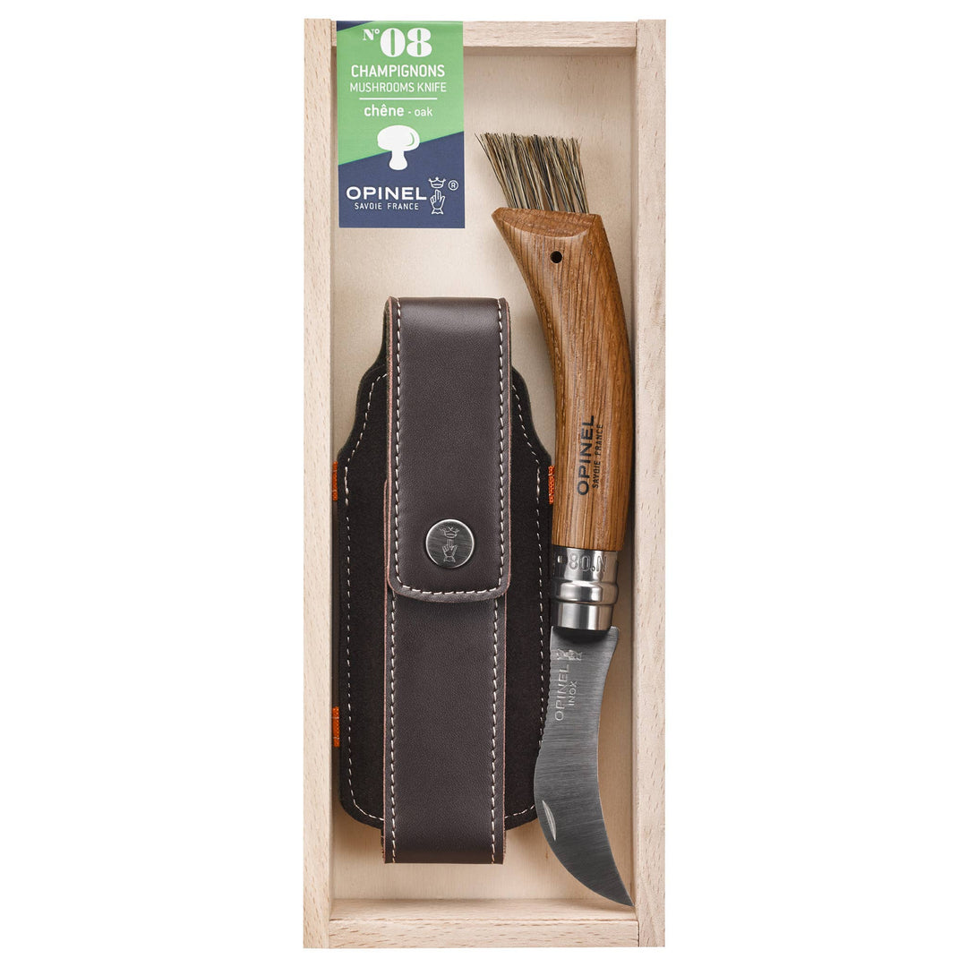 No.08 Oak Wood Mushroom Foraging Knife – The Ultimate Tool for Mycologists and Foragers