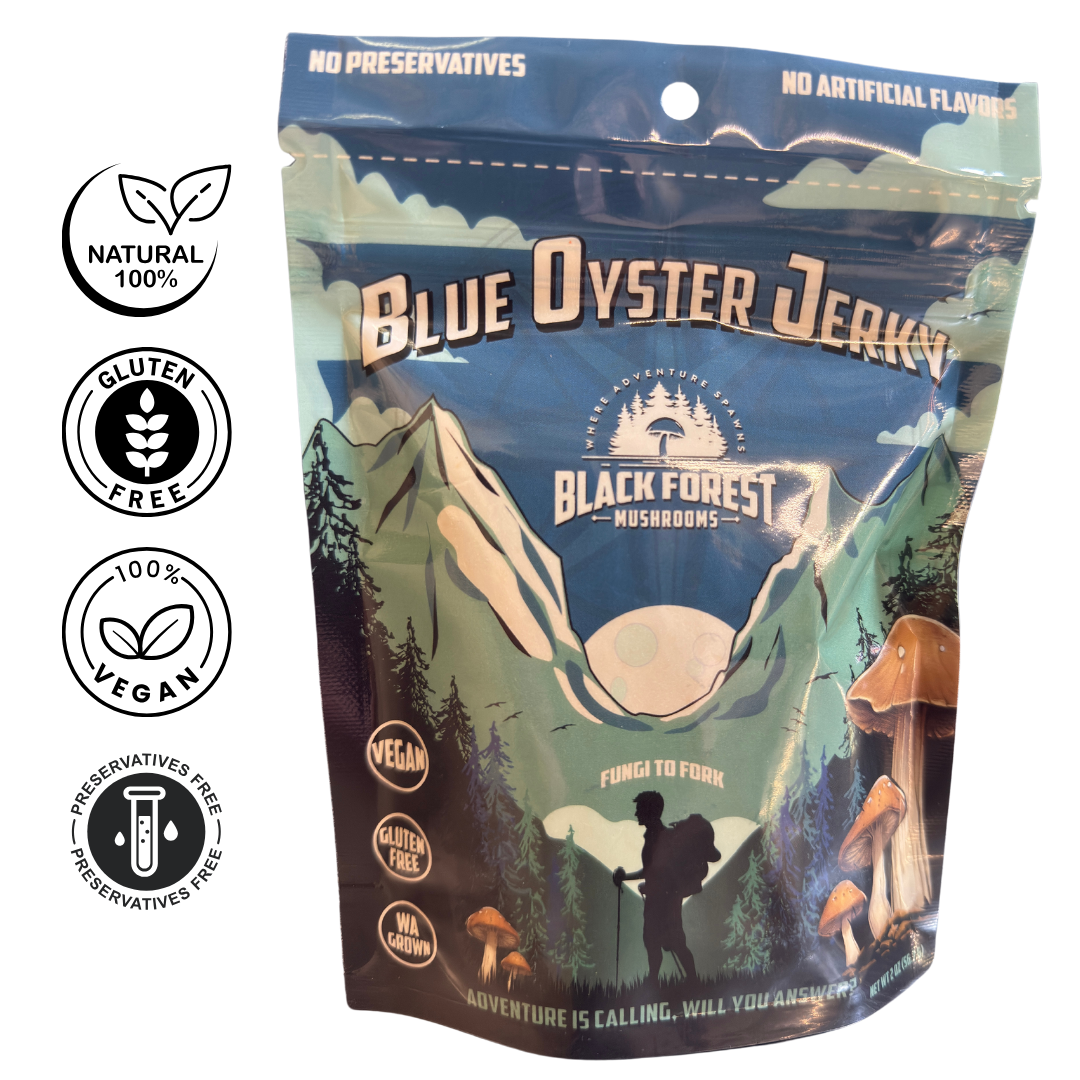 Blue Oyster Mushroom Jerky