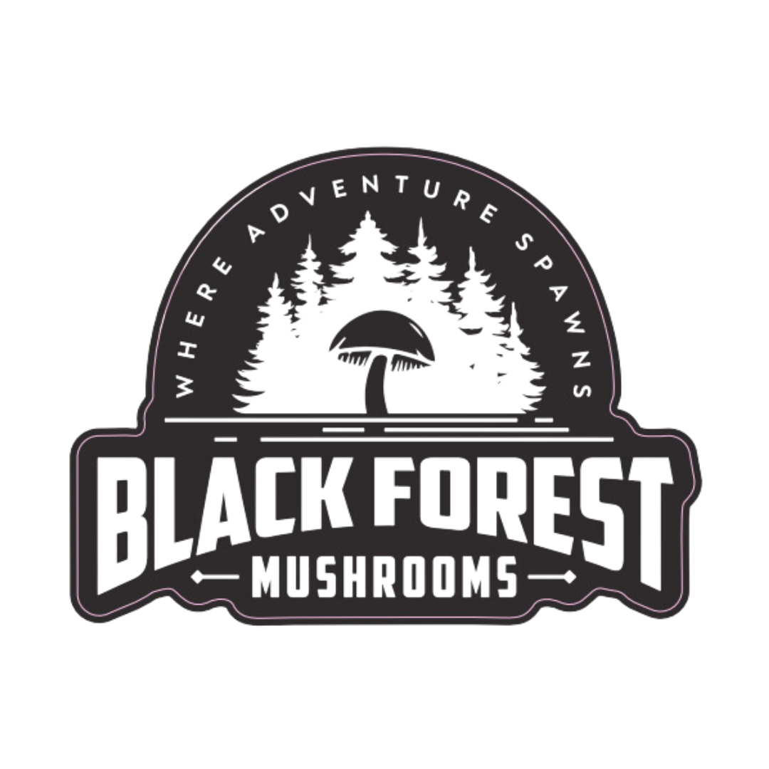 Black Forest Mushrooms Logo Sticker