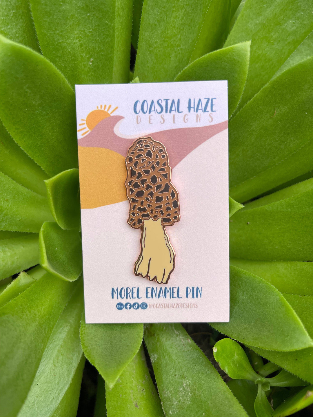 Morel Enamel Pin