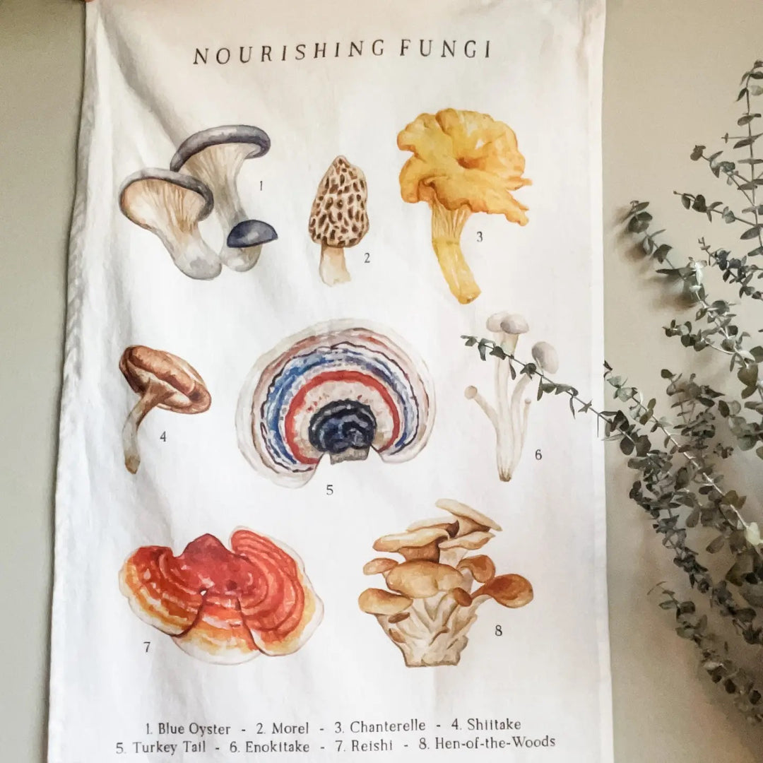 Mushroom Tea Towel