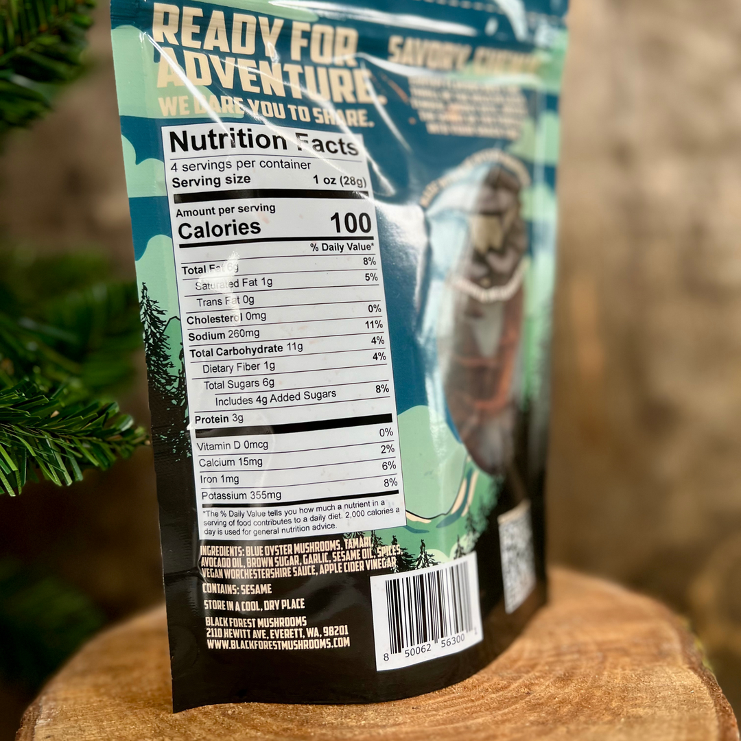 Blue Oyster Mushroom Jerky