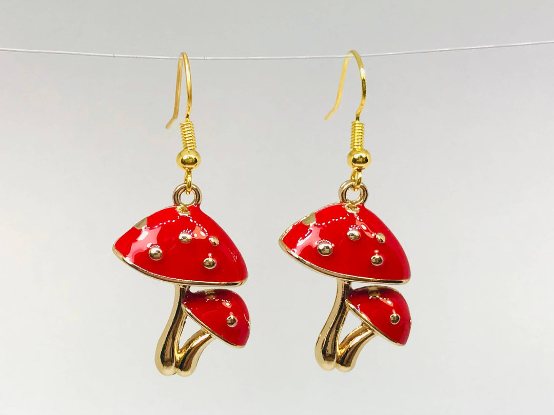 Magic Mushroom Earrings