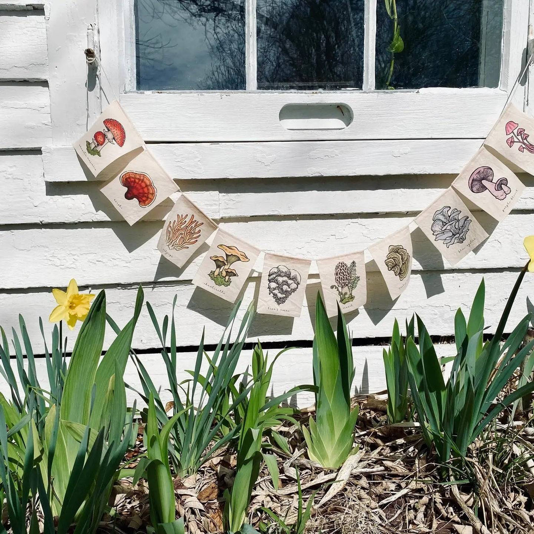 Mushroom Prayer Flags