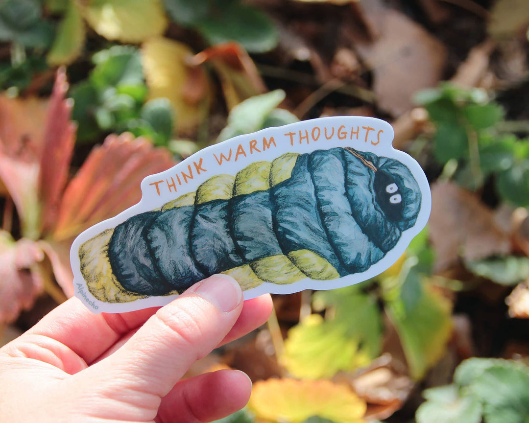 Think Warm Thoughts Sticker