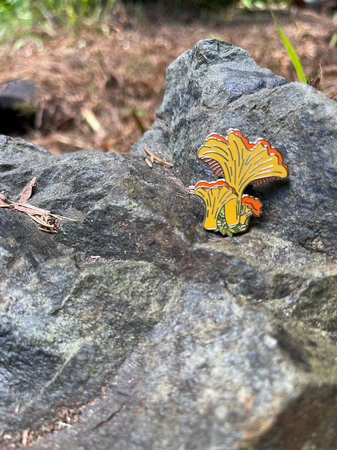 Chanterelle Enamel Pin