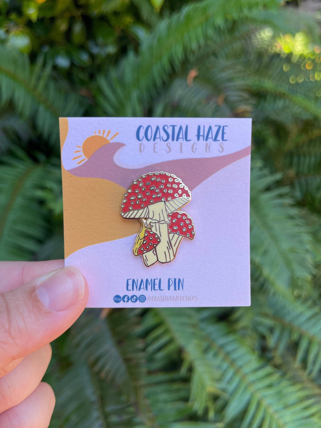 Amanita Muscaria Enamel Pin