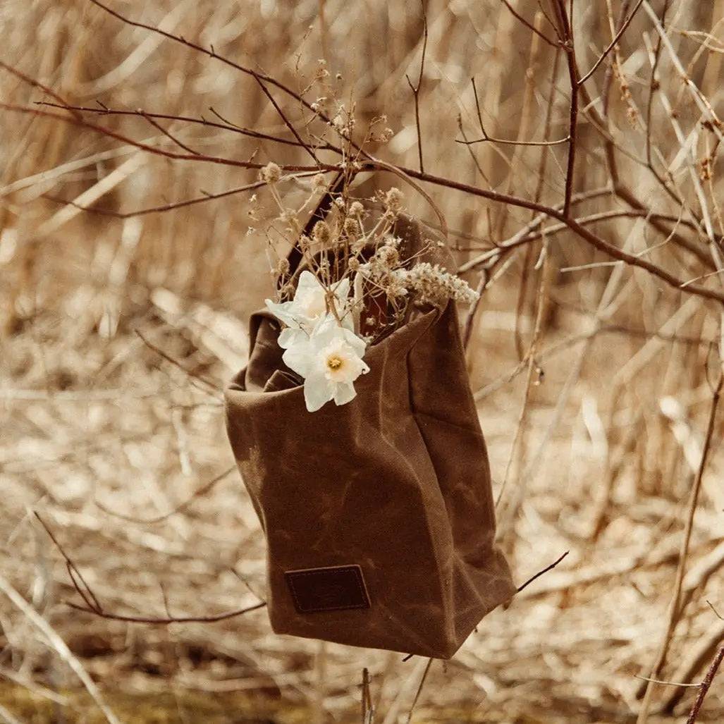 Leather Waistband Foraging Bag